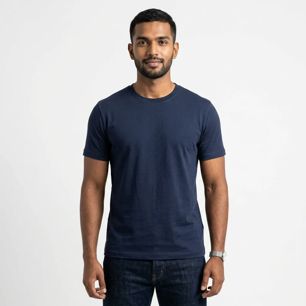 Premium Men` Cotton Round Neck T-Shirt