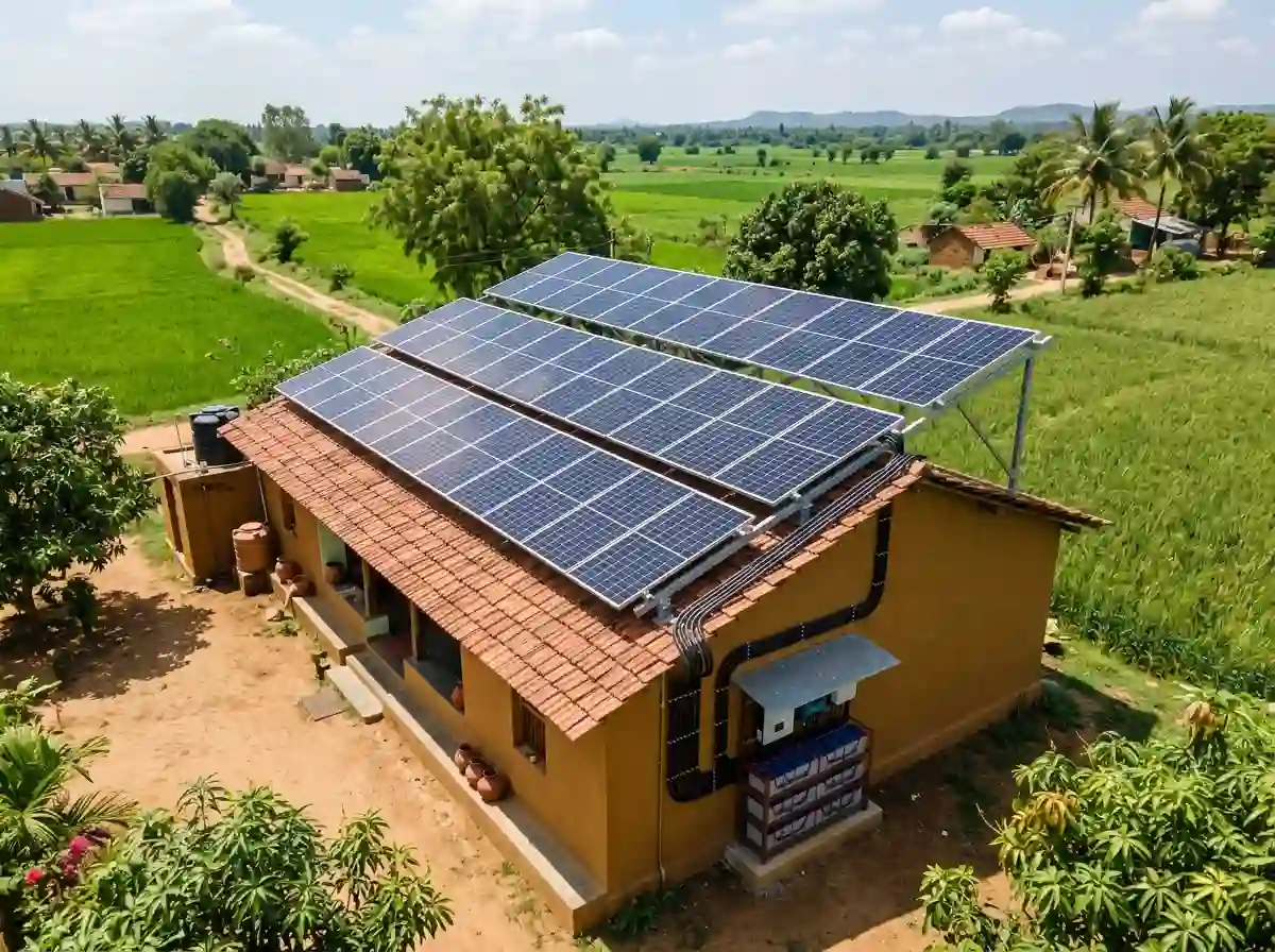 Off Grid Solar Power Plant