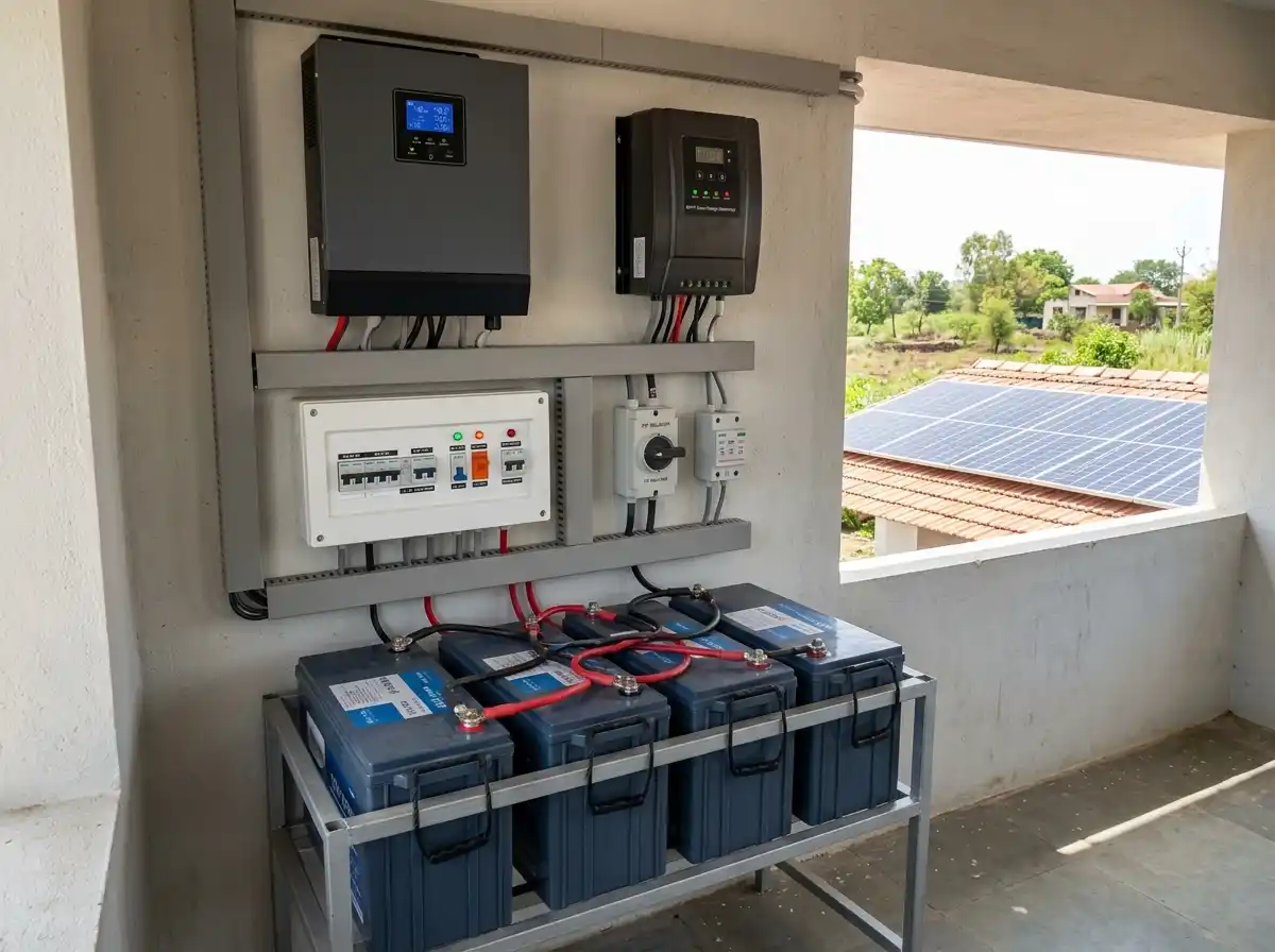 Off Grid Solar Power Plant
