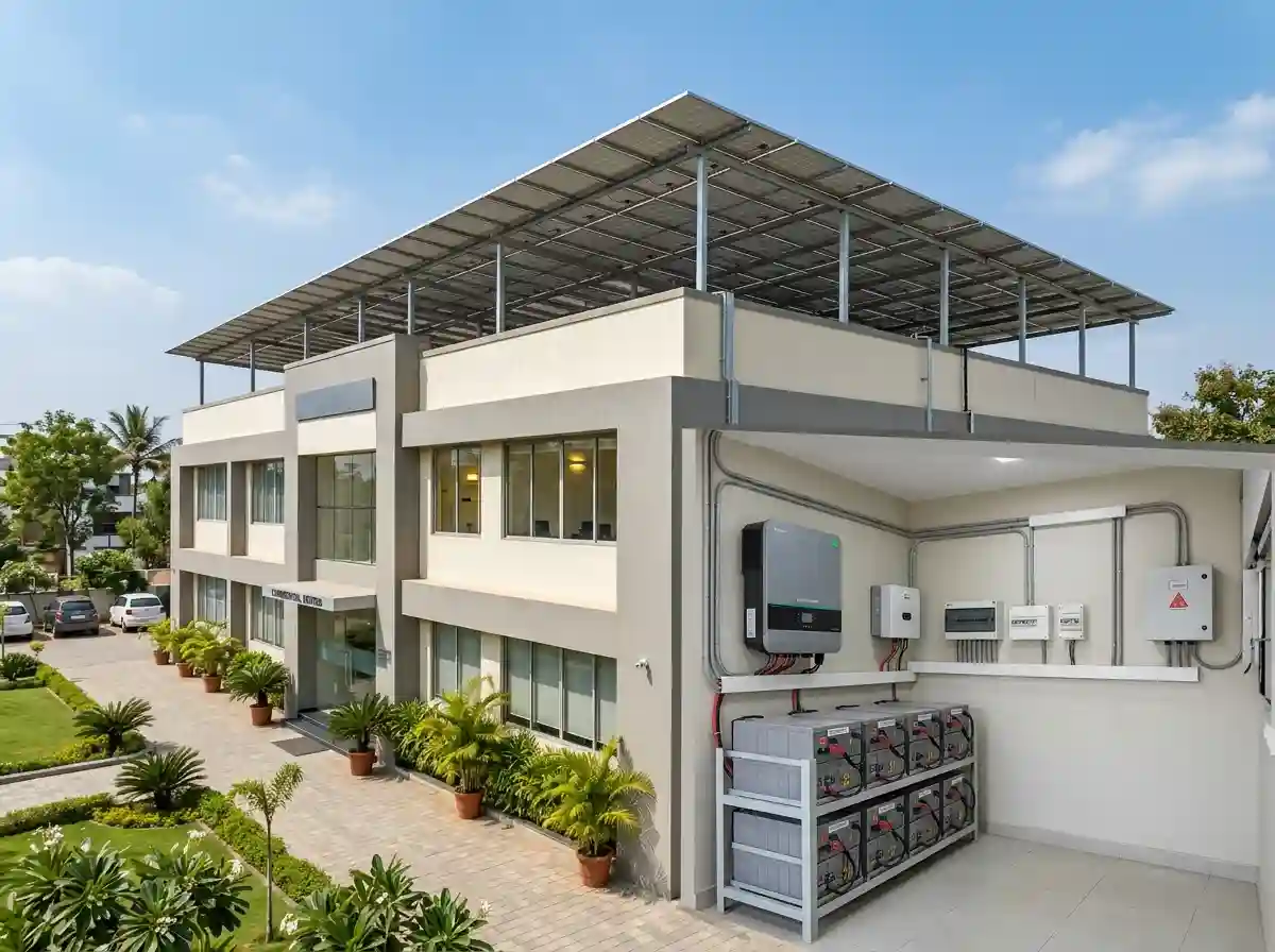 Hybrid Solar Power Plant
