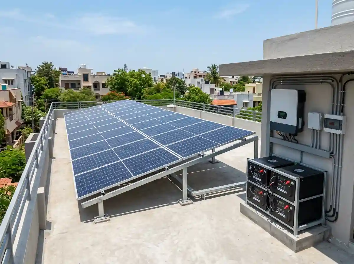 Hybrid Solar Power Plant