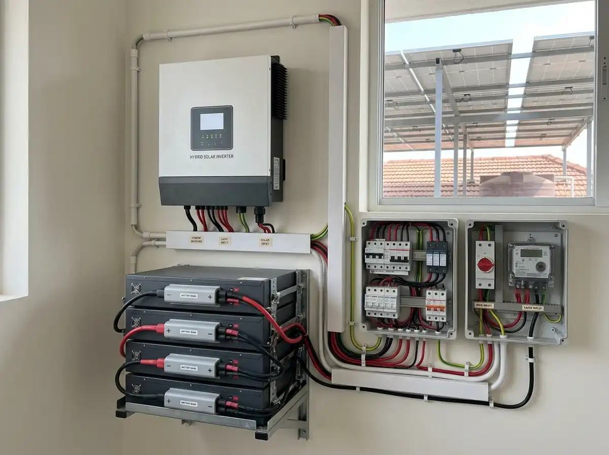 Hybrid Solar Power Plant
