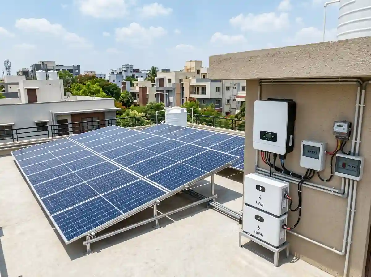 Hybrid Solar Power Plant