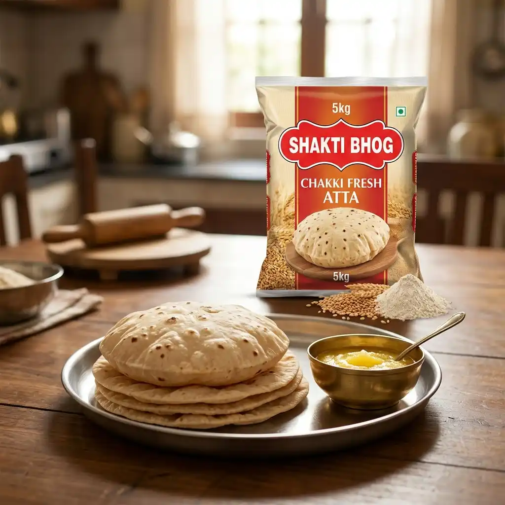 Shakti Bhog Chakki Fresh Atta 5kg