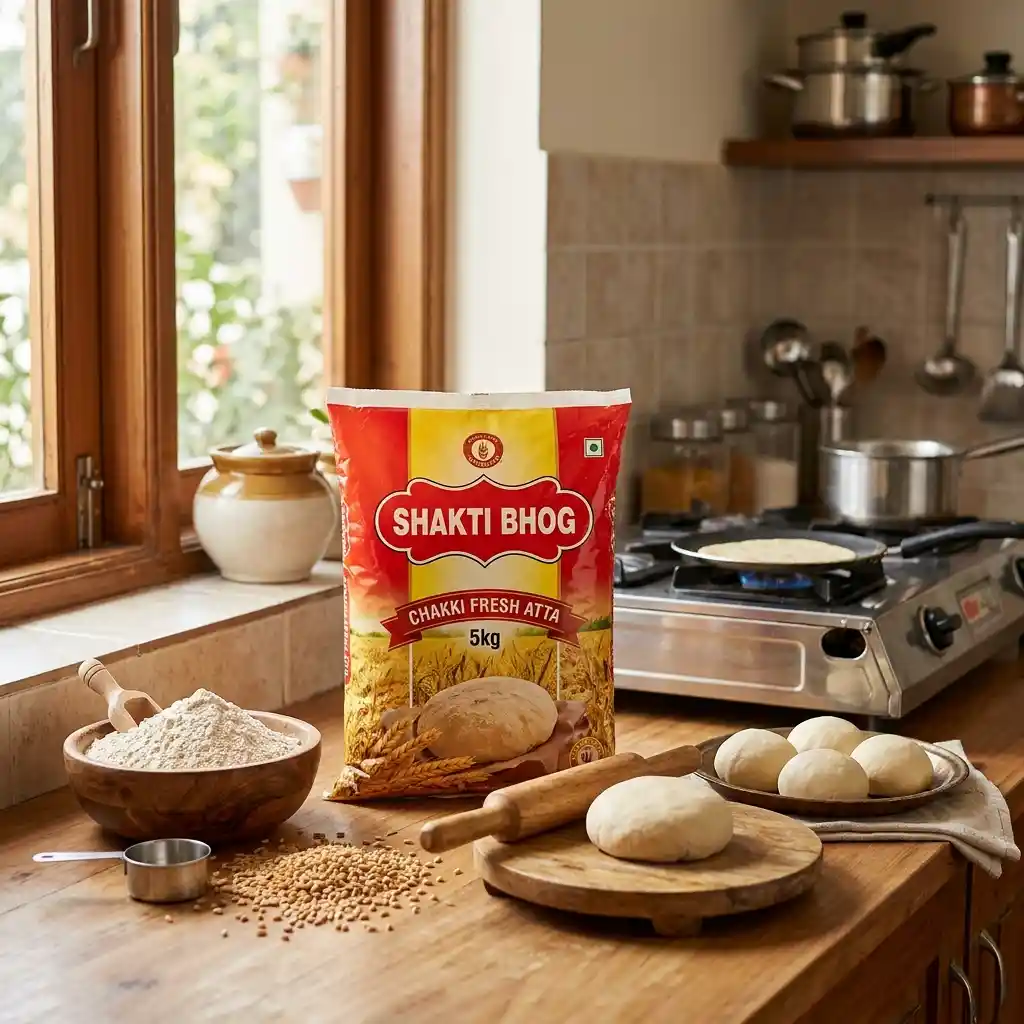 Shakti Bhog Chakki Fresh Atta 5kg