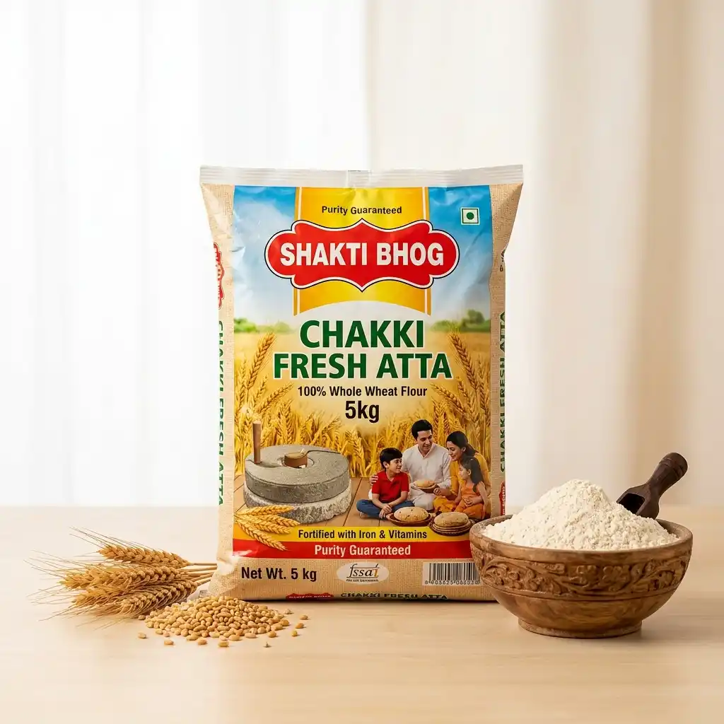 Shakti Bhog Chakki Fresh Atta 5kg