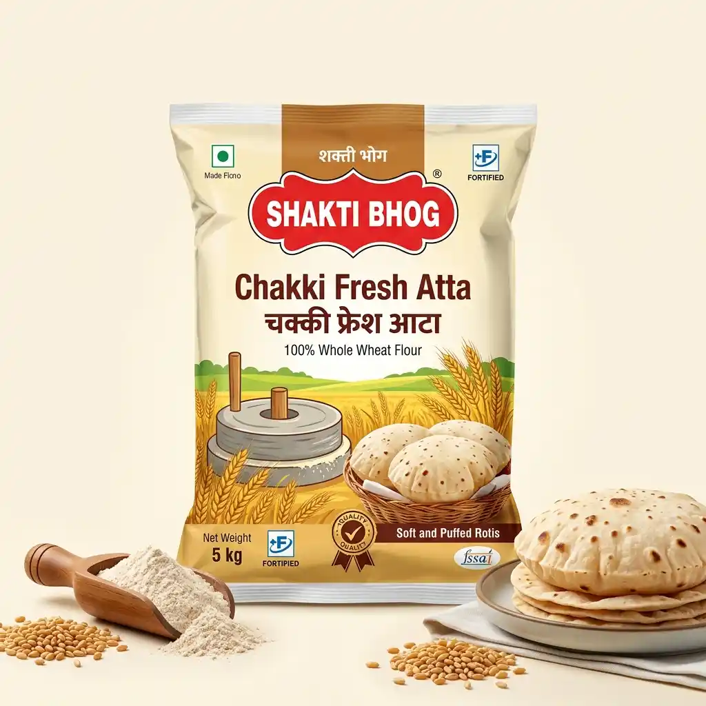Shakti Bhog Chakki Fresh Atta 5kg