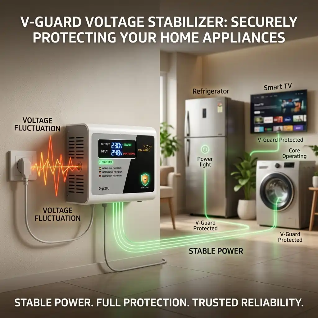 V-Guard Voltage Stabilizer for Home Appliances
