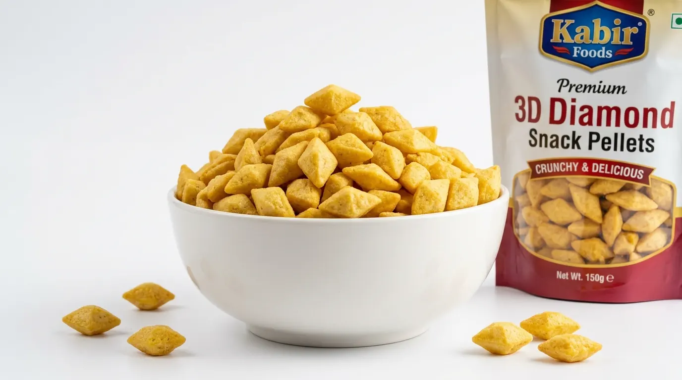 3D Diamond Snack Pellets