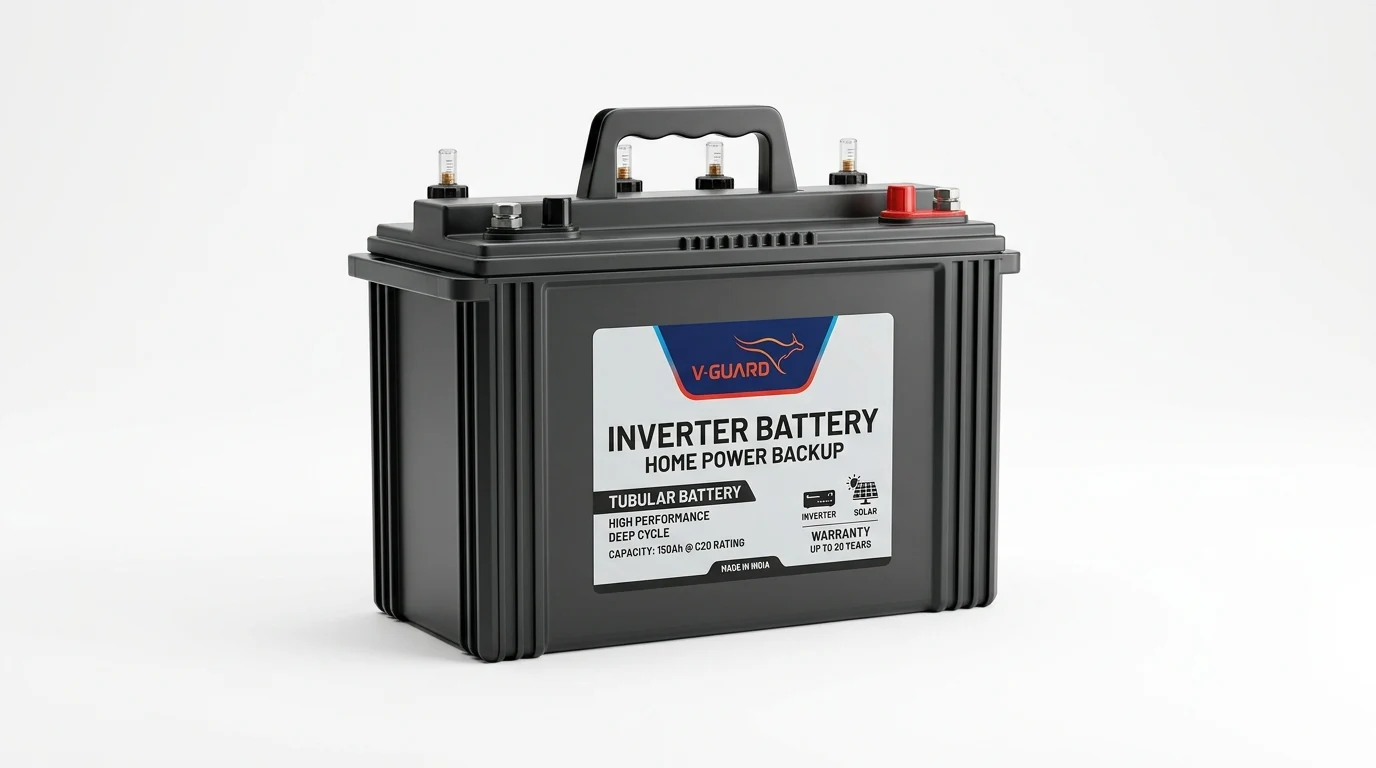 V-Guard Inverter Battery for Home Backup