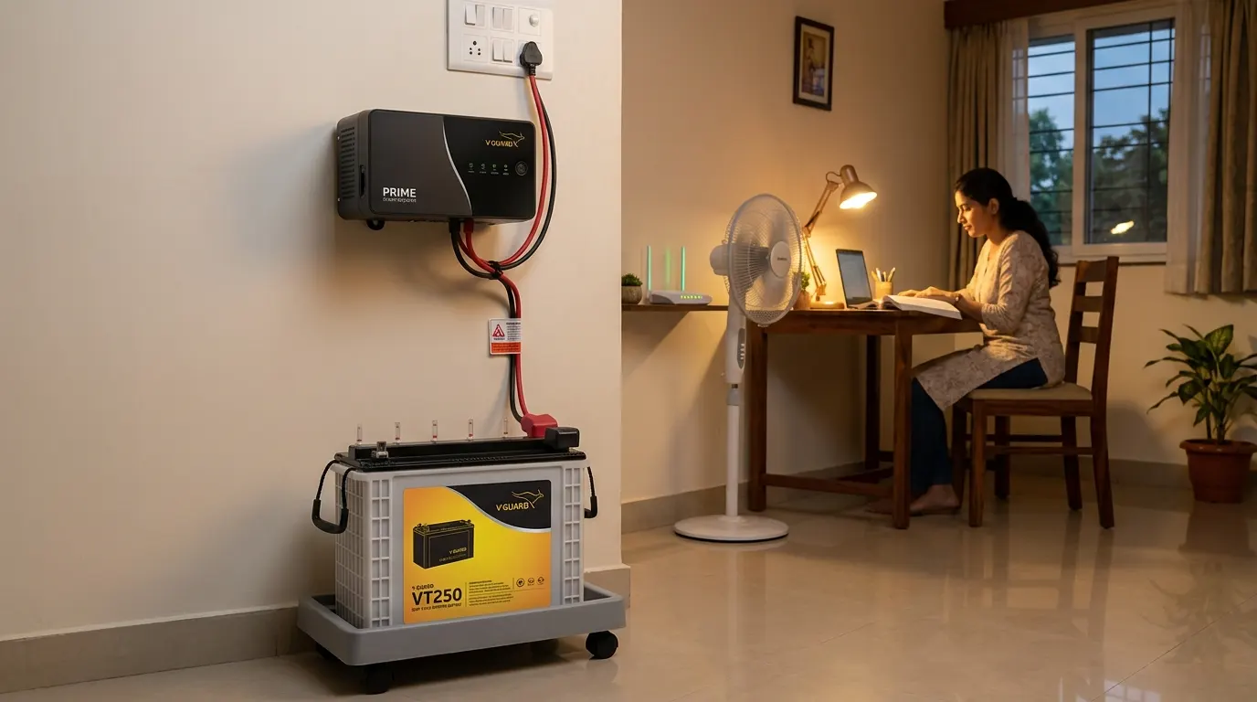 V-Guard Inverter Battery for Home Backup