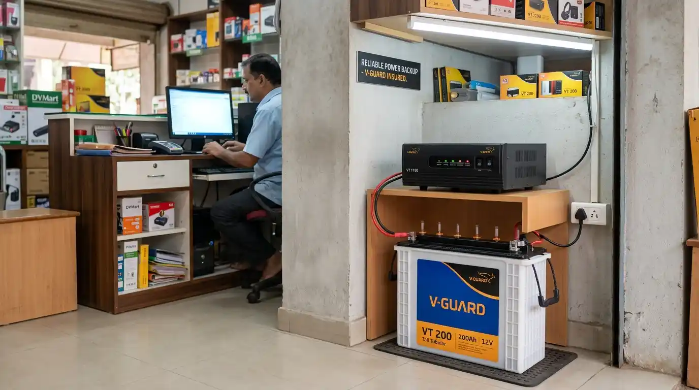 V-Guard Inverter Battery for Home Backup