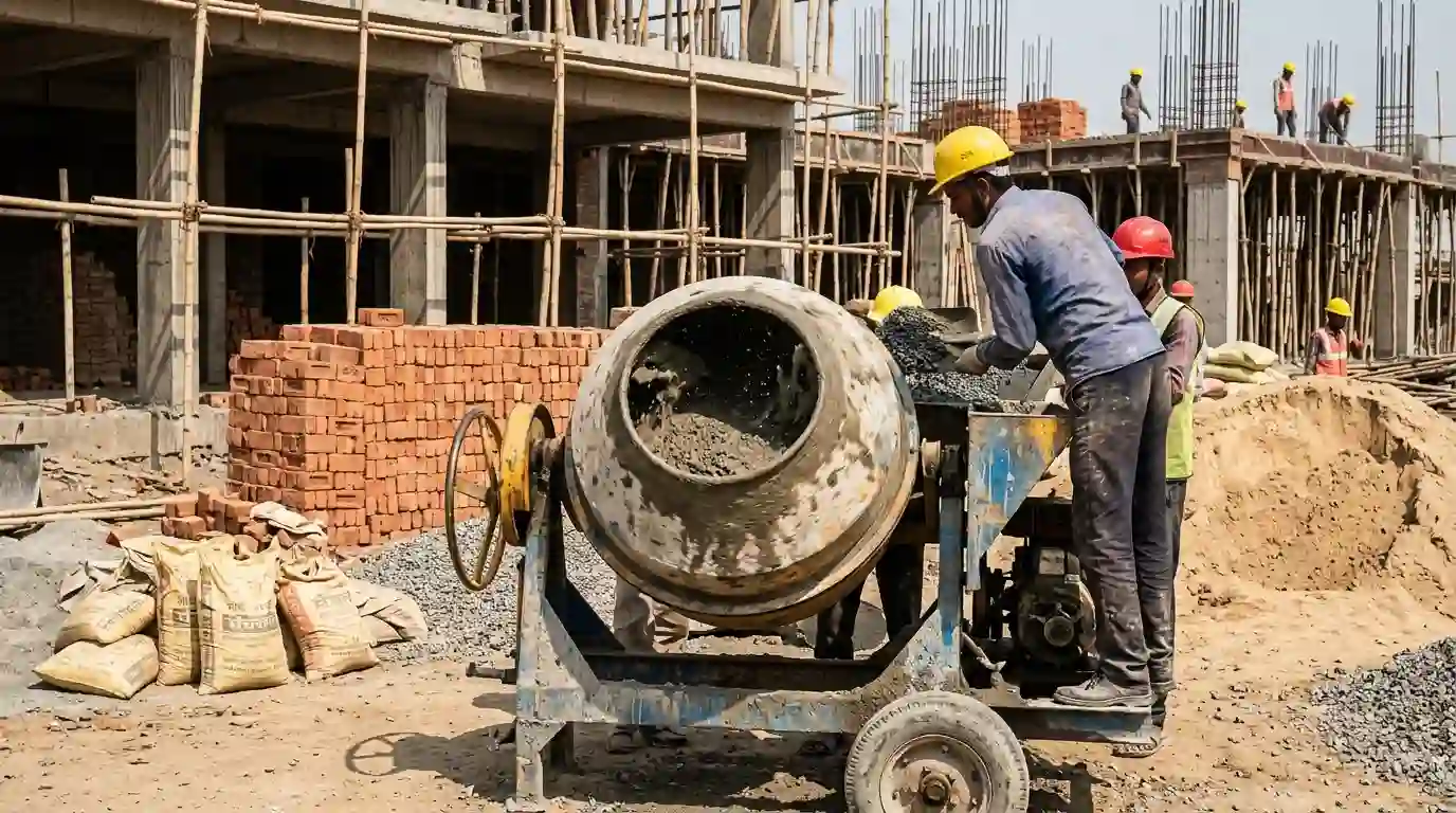 Concrete Mixer Machine 10/7 CFT