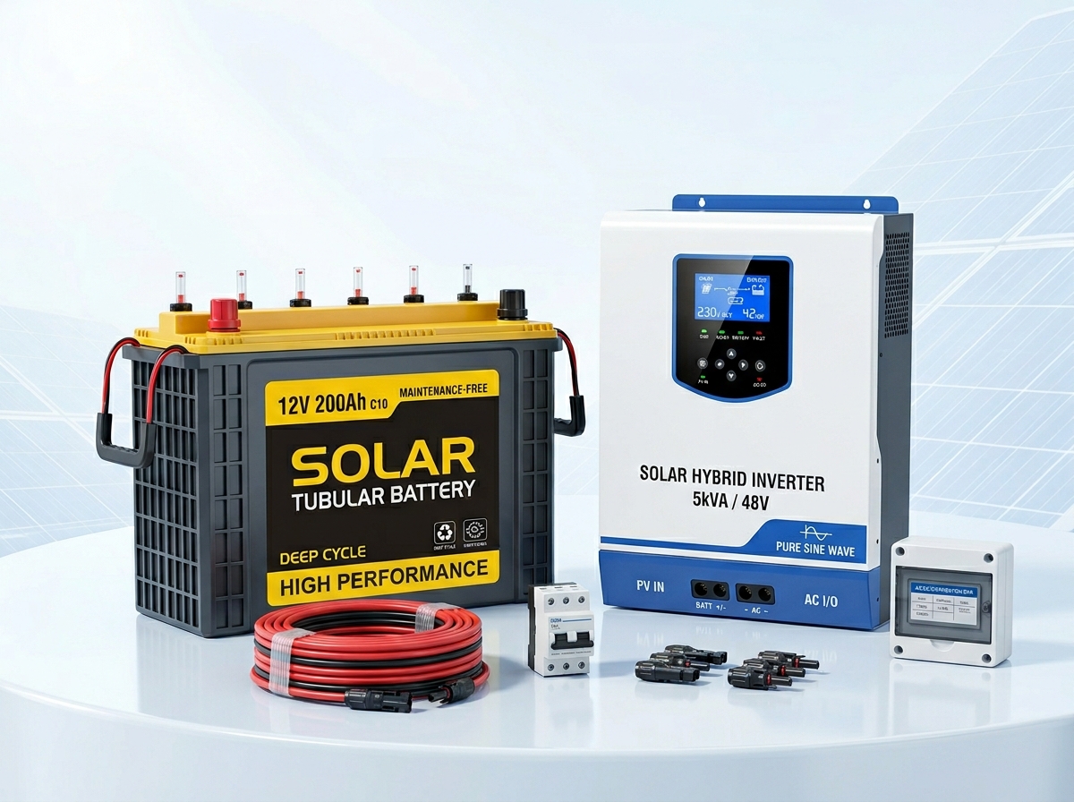 Luminous Solar Battery / Solar Power Backup Battery