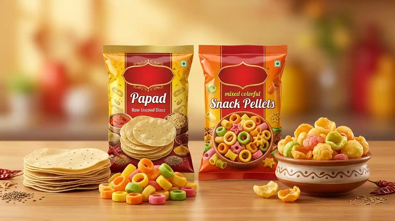 Gopal Papad / Ready-to-Fry Snack Pellets