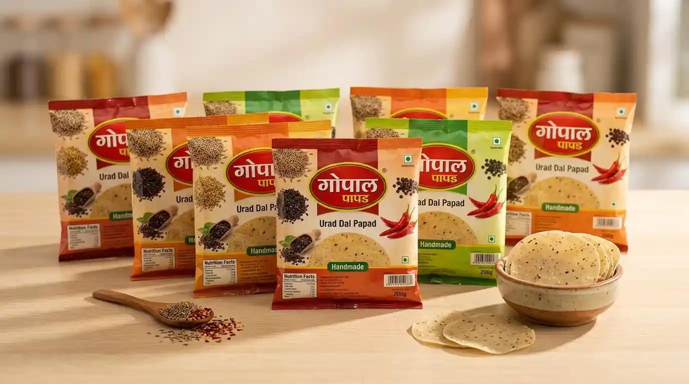 Gopal Papad / Ready-to-Fry Snack Pellets
