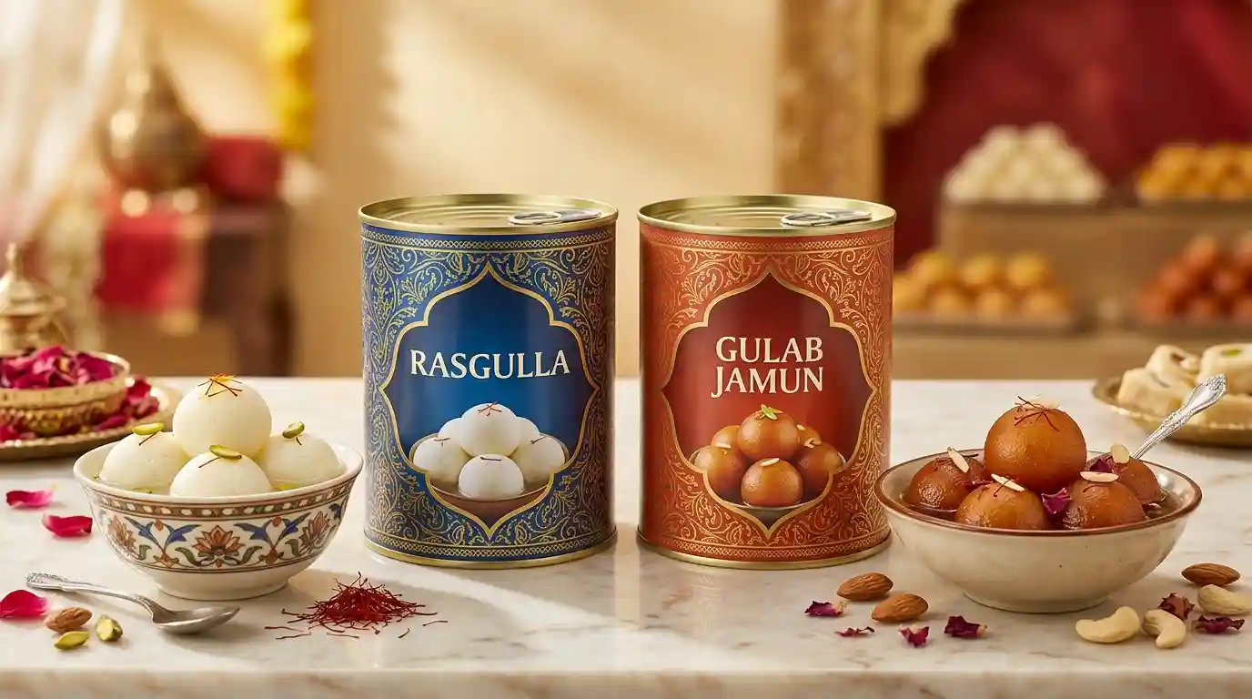 Bikano Rasgulla / Gulab Jamun Sweet Tin
