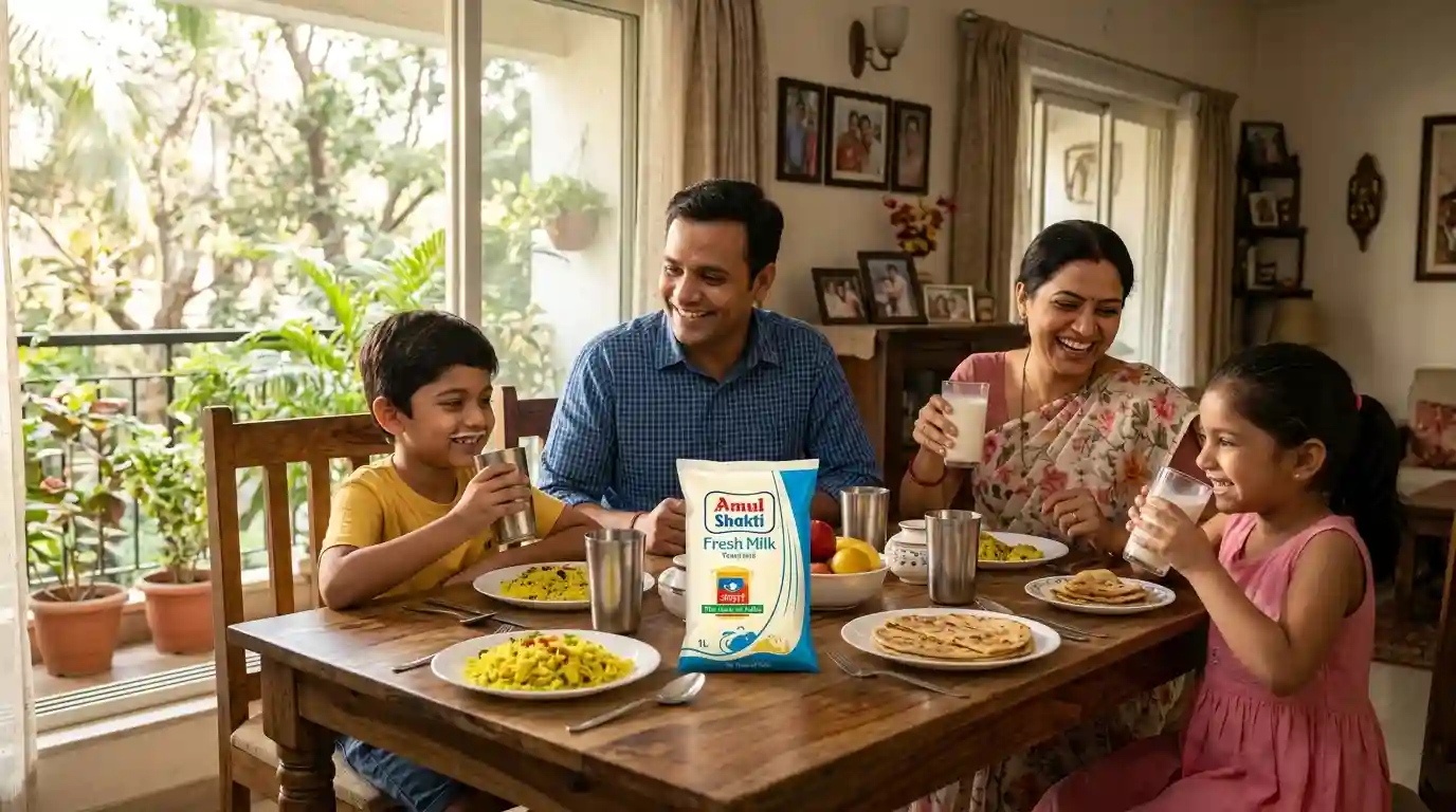 Amul Shakti Fresh Milk 1 Litre
