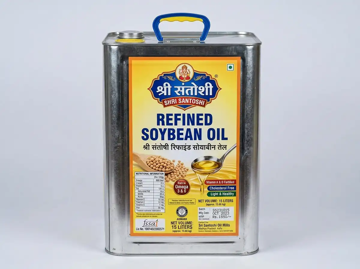 Shri Santoshi Refined Soybean Oil 15L