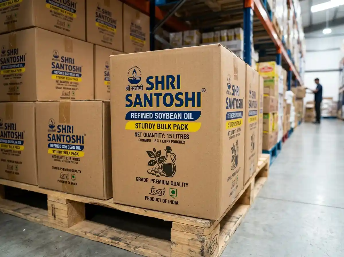 Shri Santoshi Refined Soybean Oil 15L