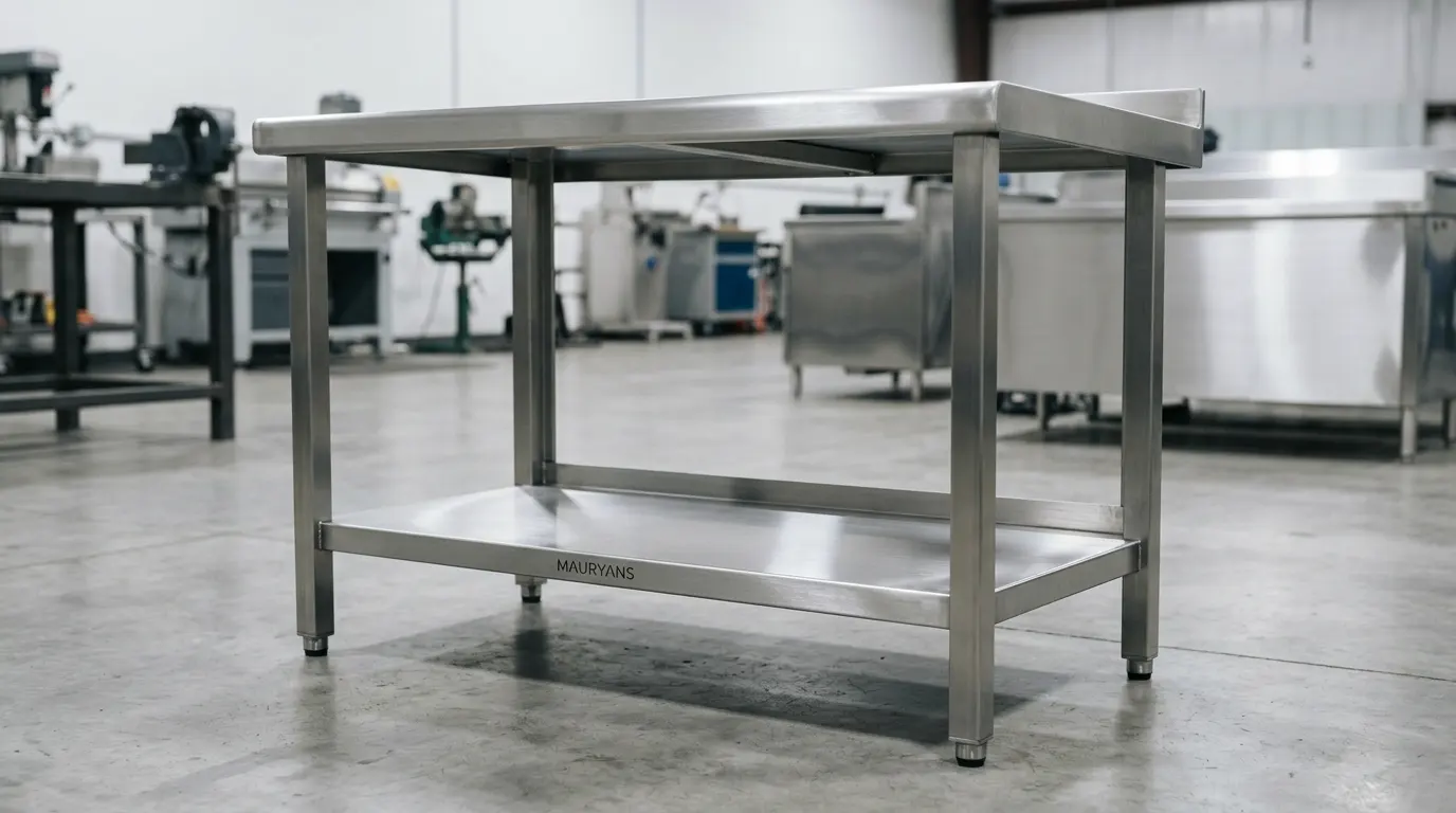 Stainless Steel Industrial Work Table
