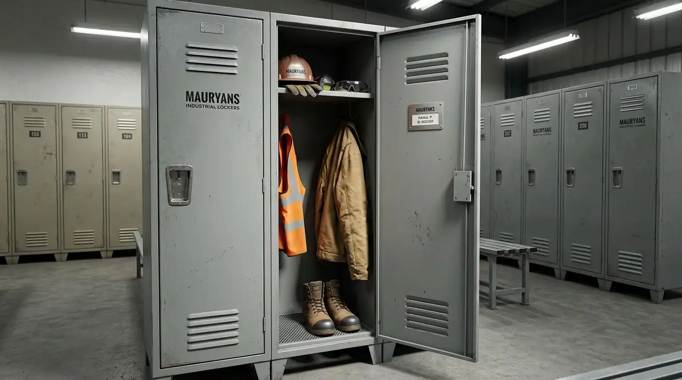 Mild Steel Industrial Locker Cabinet