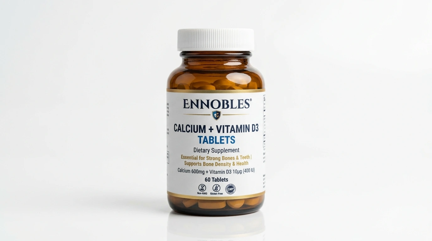 Ennobles Calcium + Vitamin D3 Tablets