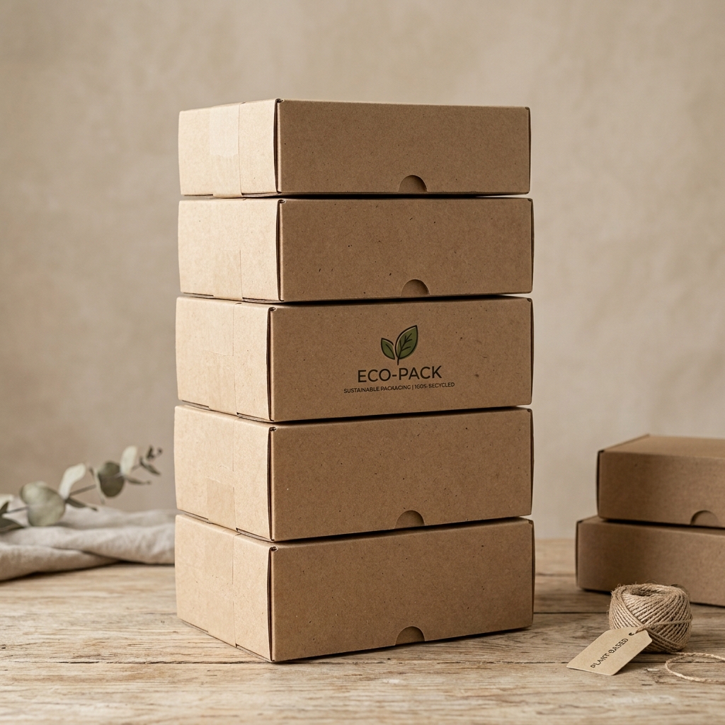 Kraft Paper Packaging Boxes (Eco-Friendly)
