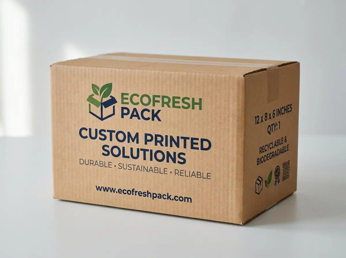 Custom Printed Corrugated Packaging Box