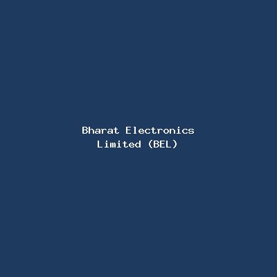 Bharat Electronics Limited (BEL) logo