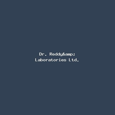 Dr. Reddy& Laboratories Ltd. logo