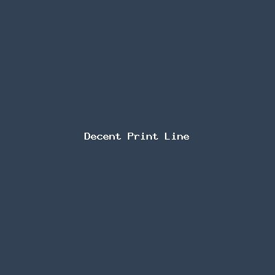 Decent Print Line logo
