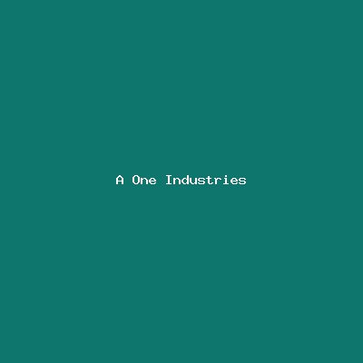 A One Industries logo