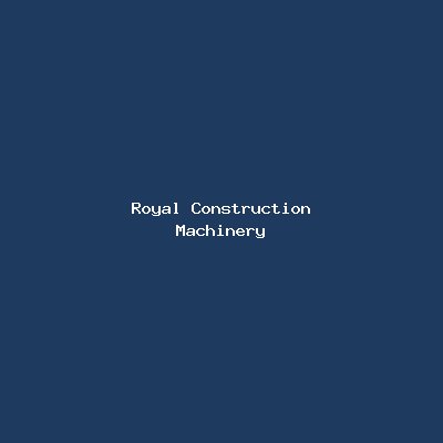Royal Construction Machinery logo